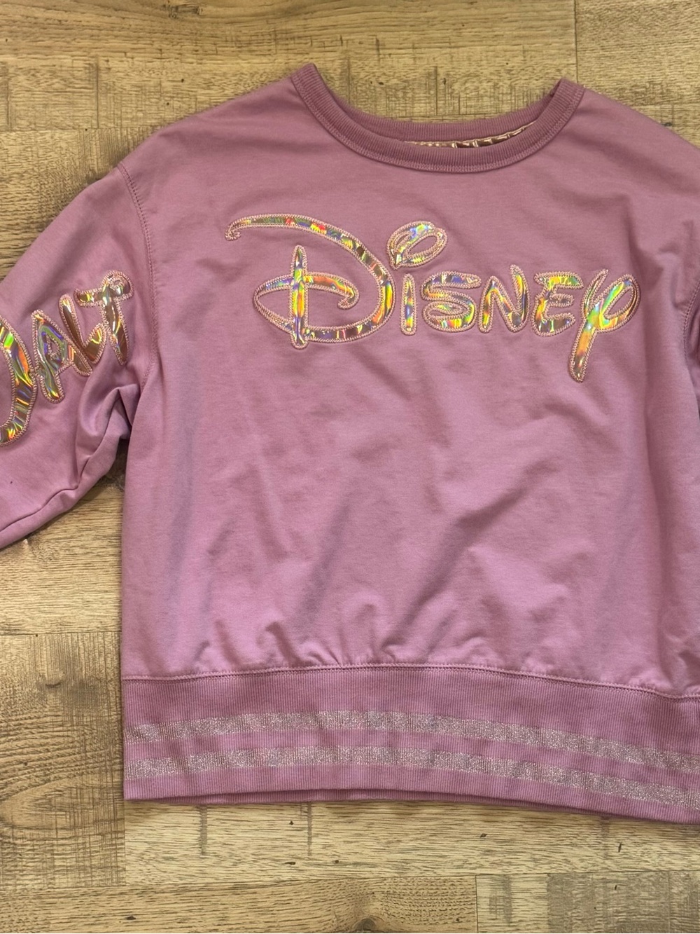 Walt Disney World 50th Anniversary EARidescent Pink pullover sweatshirt